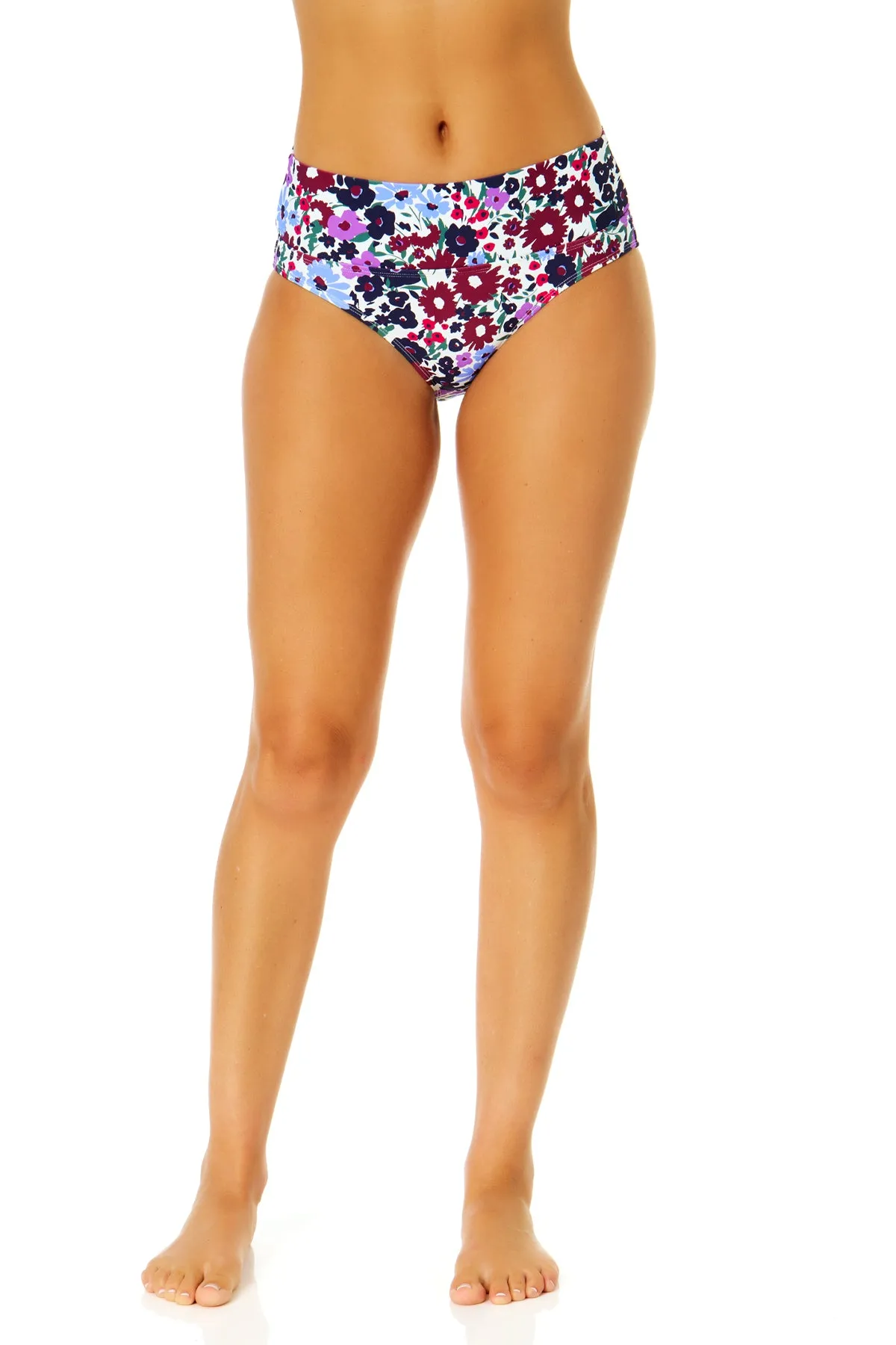 Women's Meadow Bouquet Soft Band Mid Rise Bikini Swim Bottom sold by Anne Cole product image thumbnail 5
