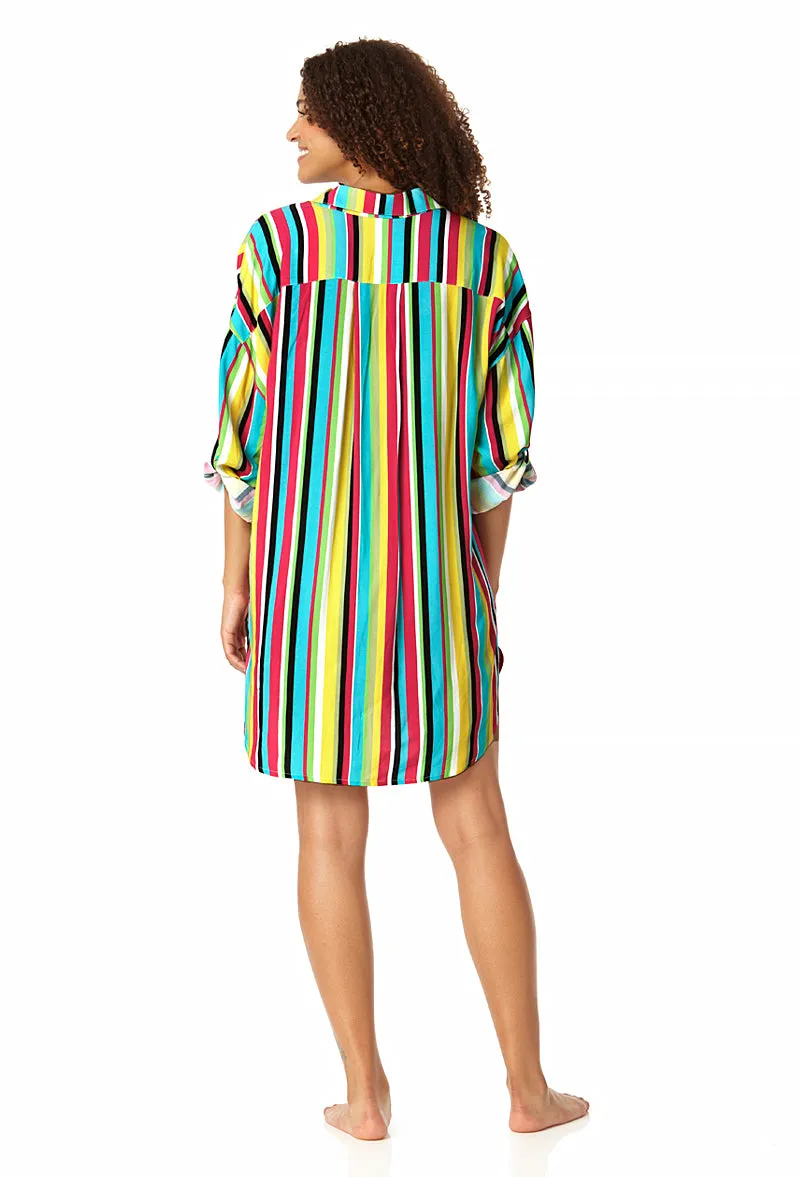 Anne Cole - Women's Button Down Shirt Swimsuit Cover Up sold by Anne Cole product image thumbnail 3