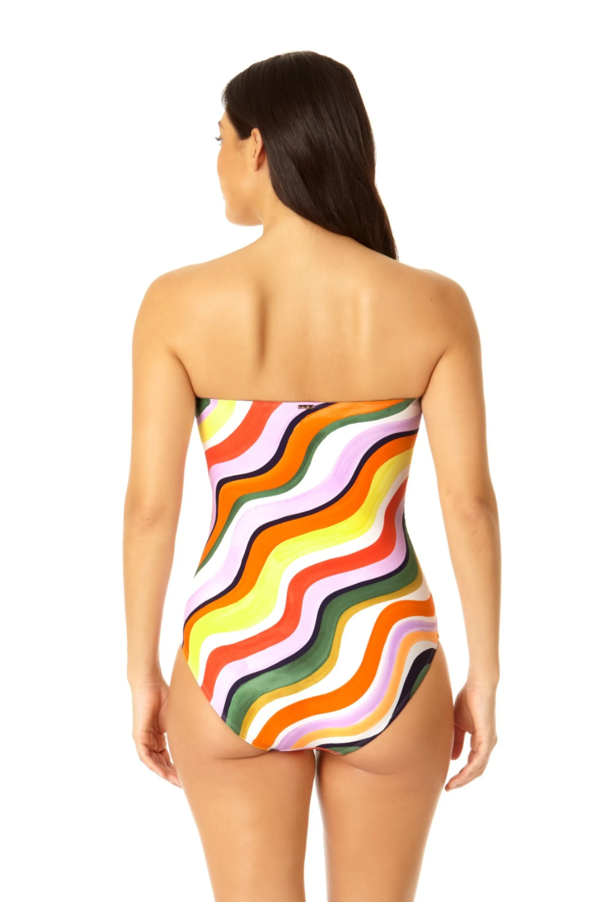 Anne Cole - Women's Twist Front Shirred One Piece Swimsuit sold by Anne Cole product image thumbnail 2
