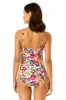 Women's Sun Blossom Retro Twist Front Shirred One Piece Swimsuit sold by Anne Cole