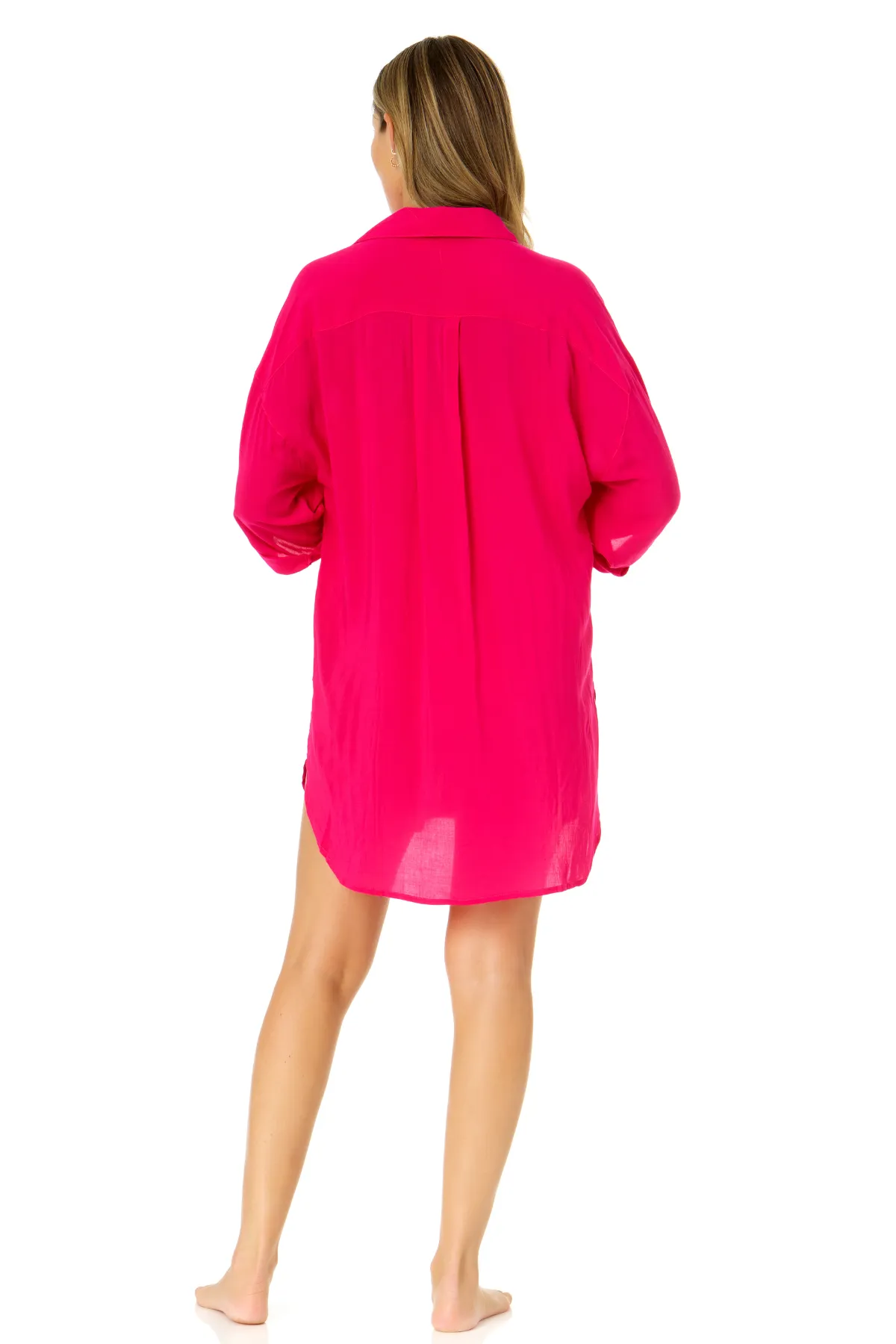 Women's Live In Color Button Down Shirt Swimsuit Cover Up sold by Anne Cole product image thumbnail 4