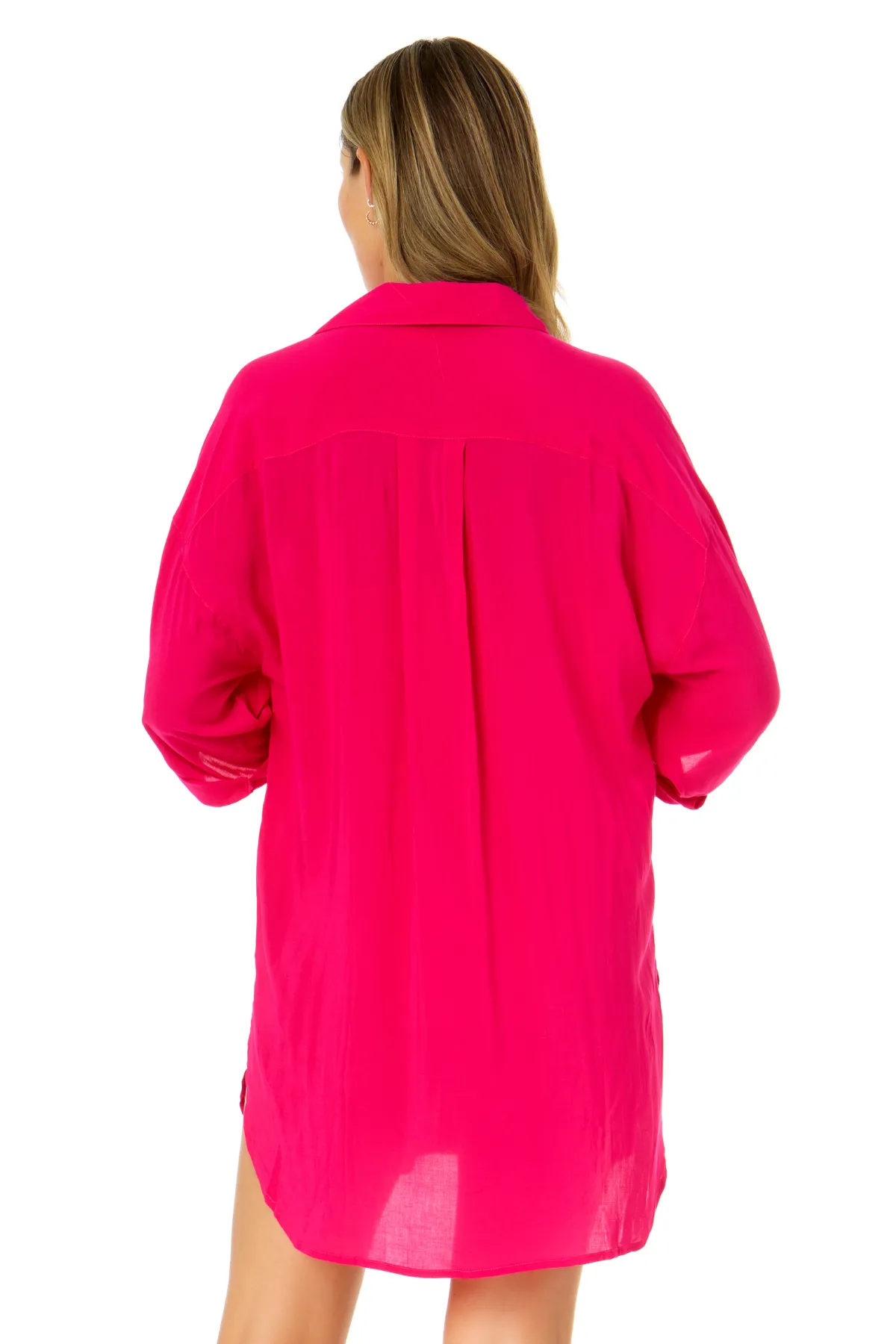 Women's Live In Color Button Down Shirt Swimsuit Cover Up sold by Anne Cole product image thumbnail 2