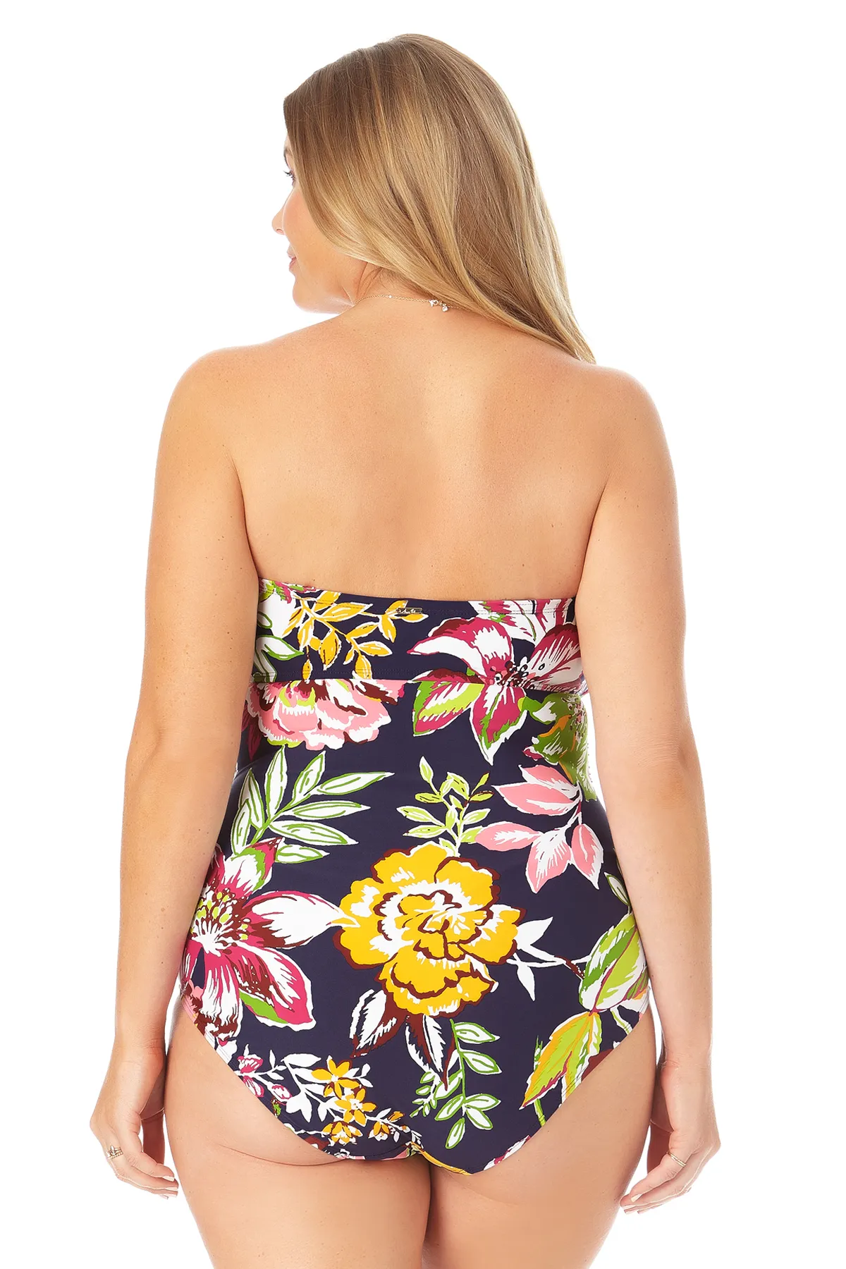 Anne Cole Plus - Twist Front Shirred One Piece Swimsuit sold by Anne Cole product image thumbnail 2