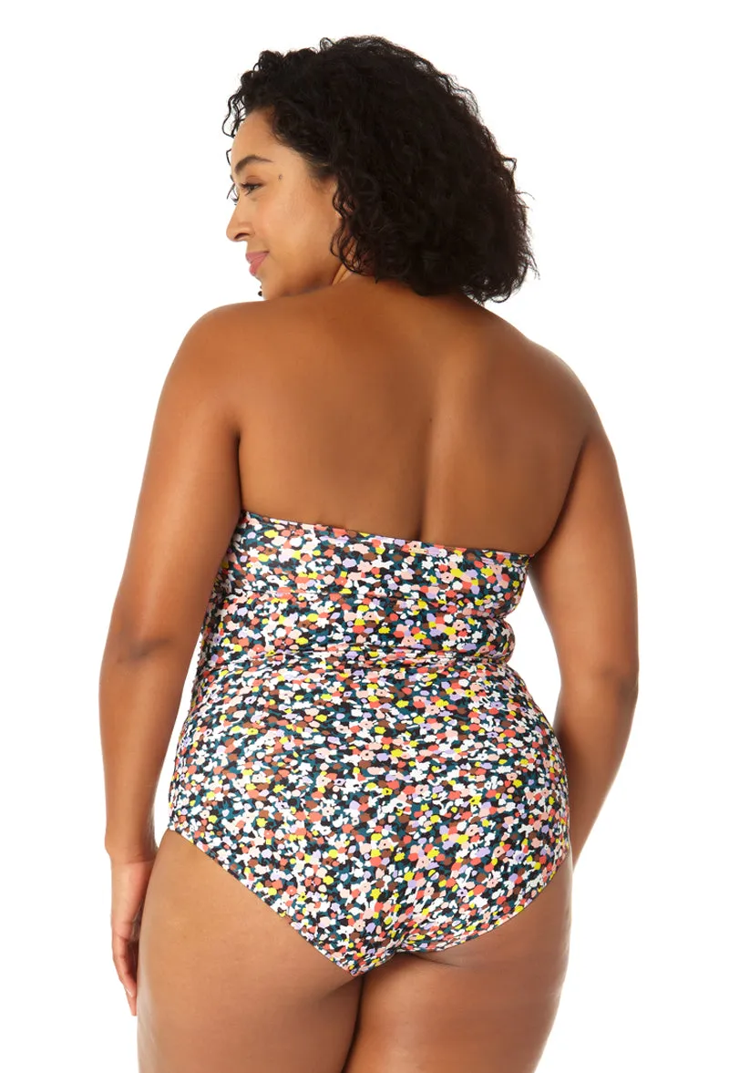 Anne Cole Plus - Women's Twist Front Shirred One Piece Swimsuit sold by Anne Cole product image thumbnail 2