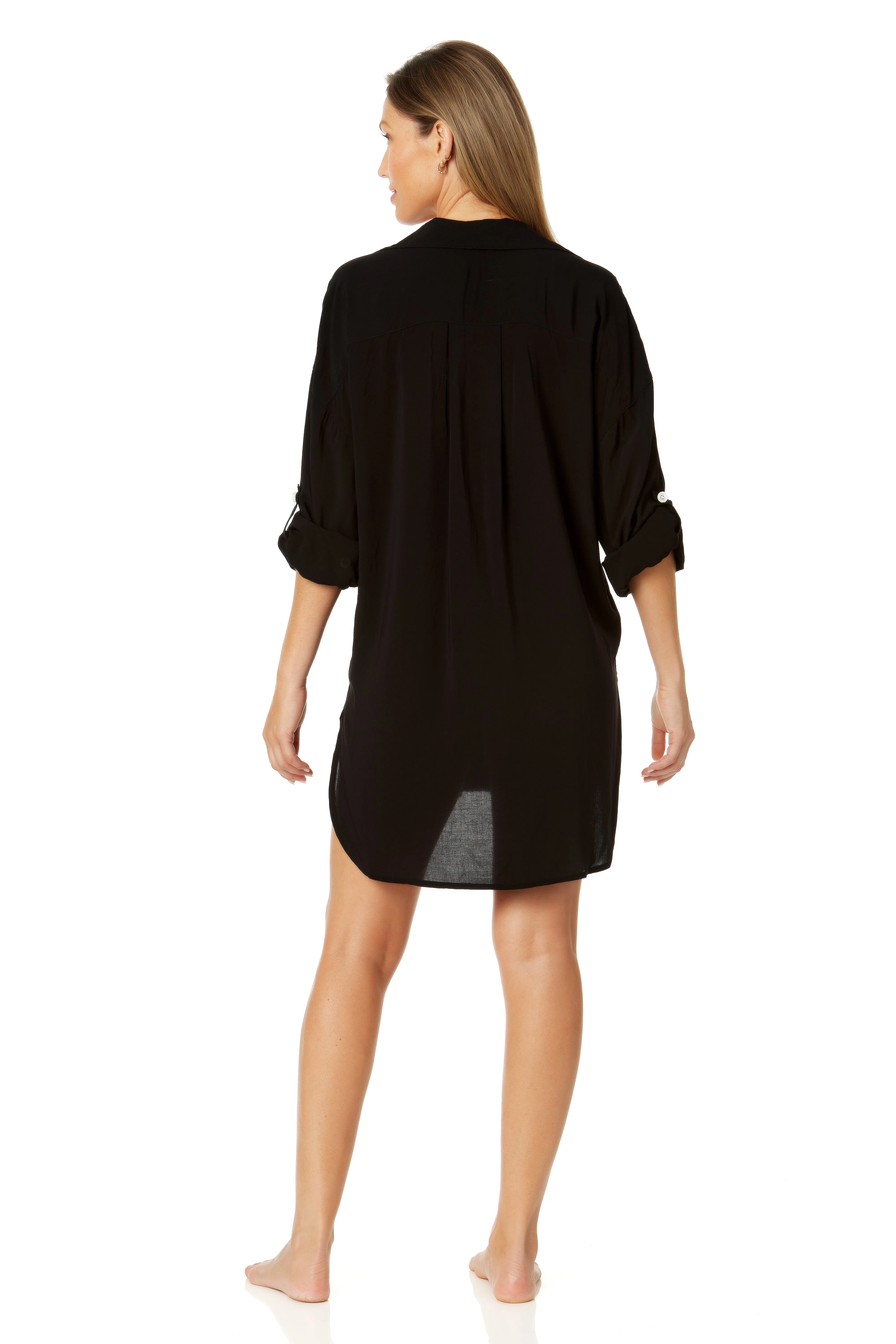 Women's Live In Color Button Down Shirt Swimsuit Cover Up sold by Anne Cole product image thumbnail 2