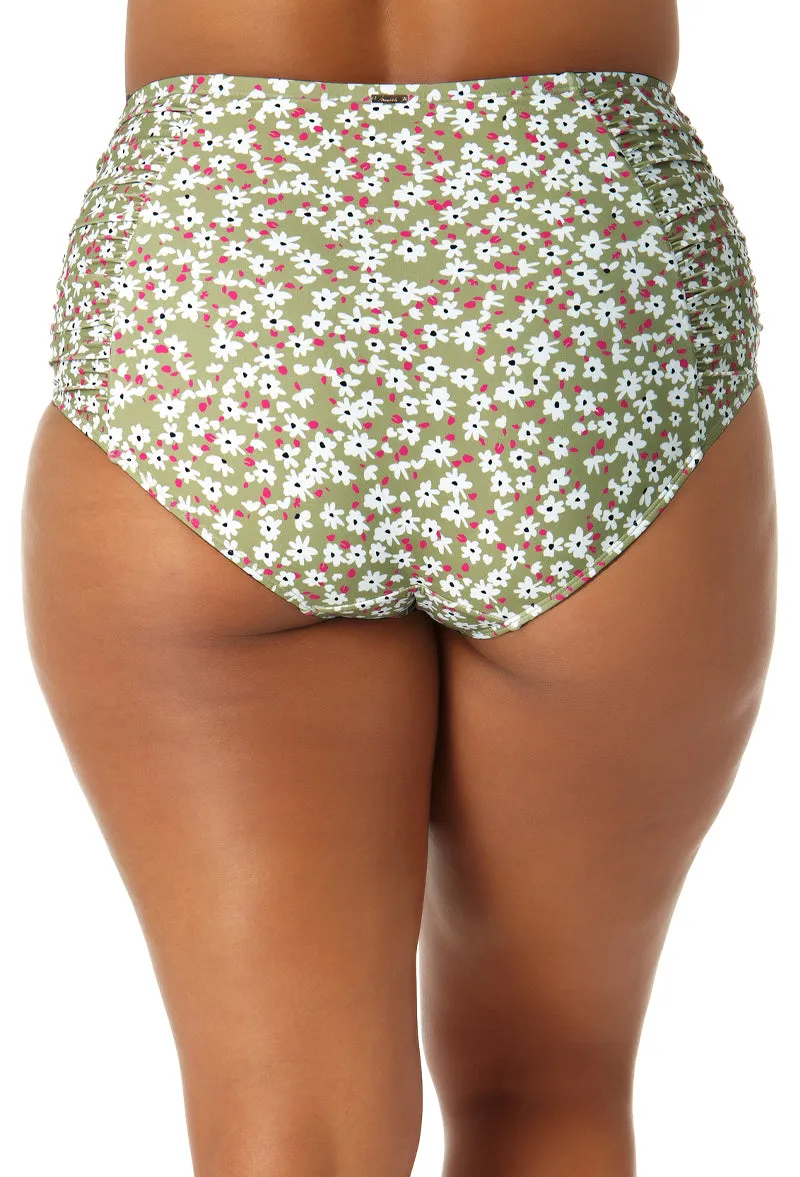 Anne Cole Plus - Women's Shirred High Waist Tummy Control Bikini Bottom sold by Anne Cole product image thumbnail 2