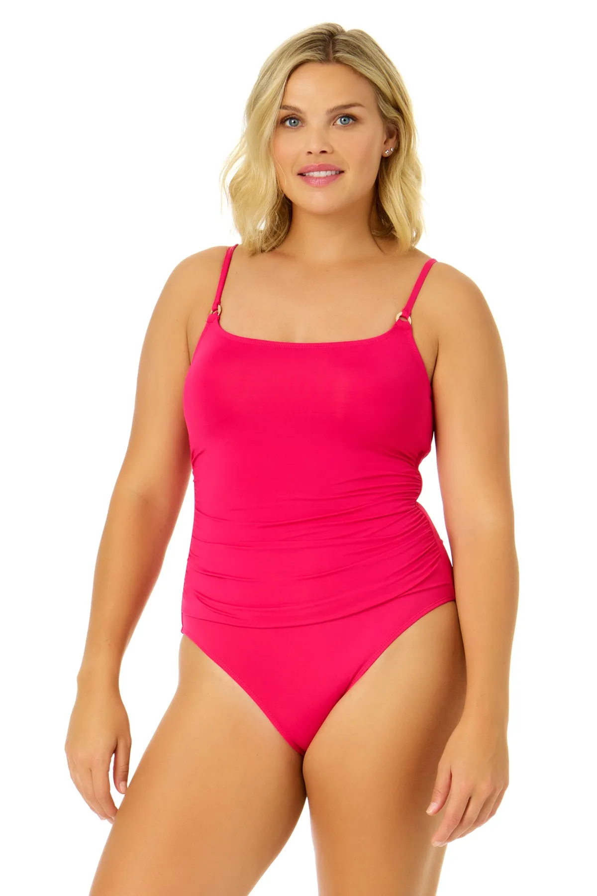 Women's Live In Color Shirred Lingerie Maillot One Piece sold by Anne Cole