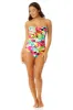 Anne Cole - Women's Twist Front Shirred One Piece Swimsuit sold by Anne Cole