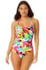 Anne Cole - Women's Twist Front Shirred One Piece Swimsuit sold by Anne Cole