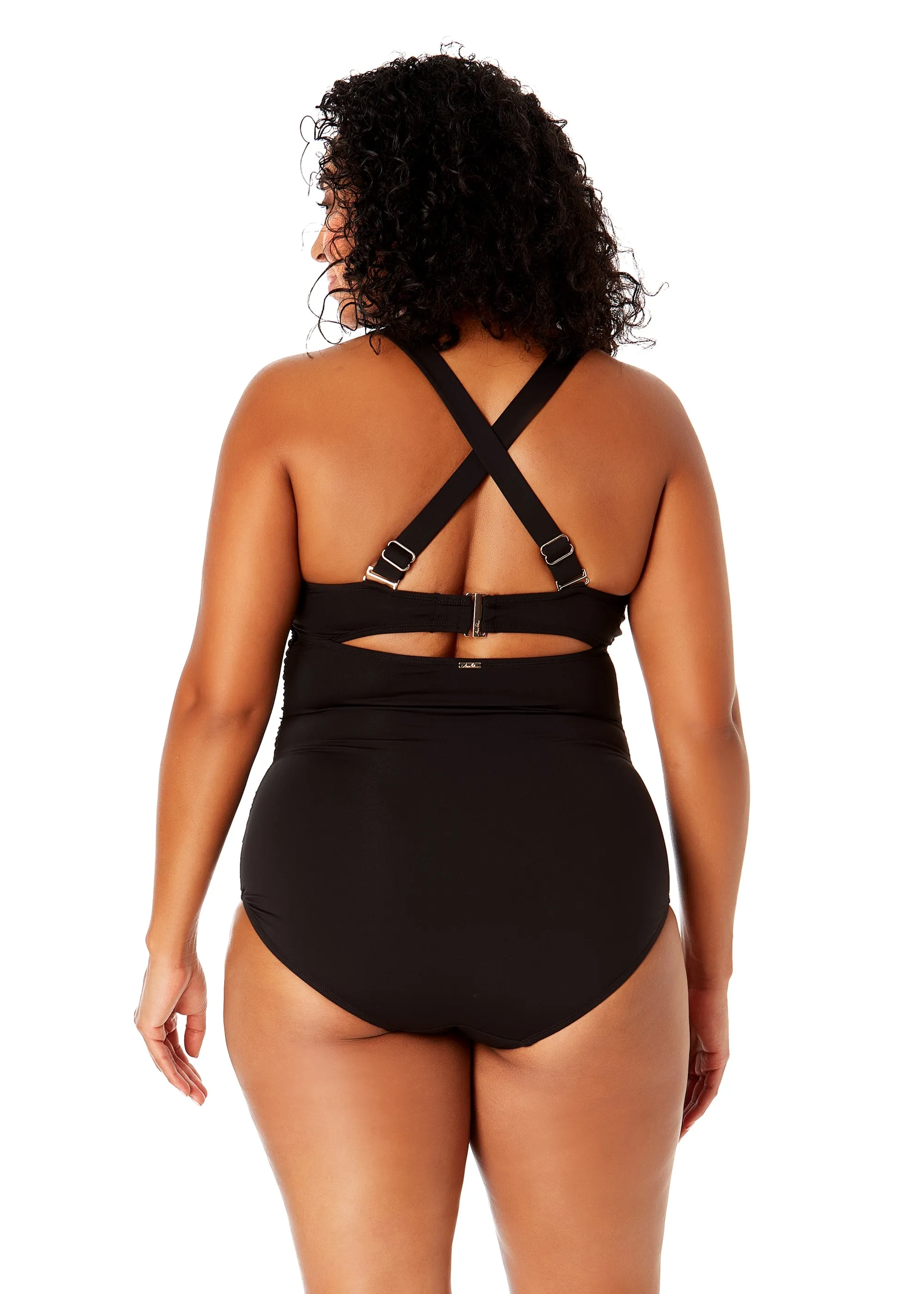 Women's Plus Size Live In Color Underwire Surplice One Piece Swimsuit sold by Anne Cole product image thumbnail 3
