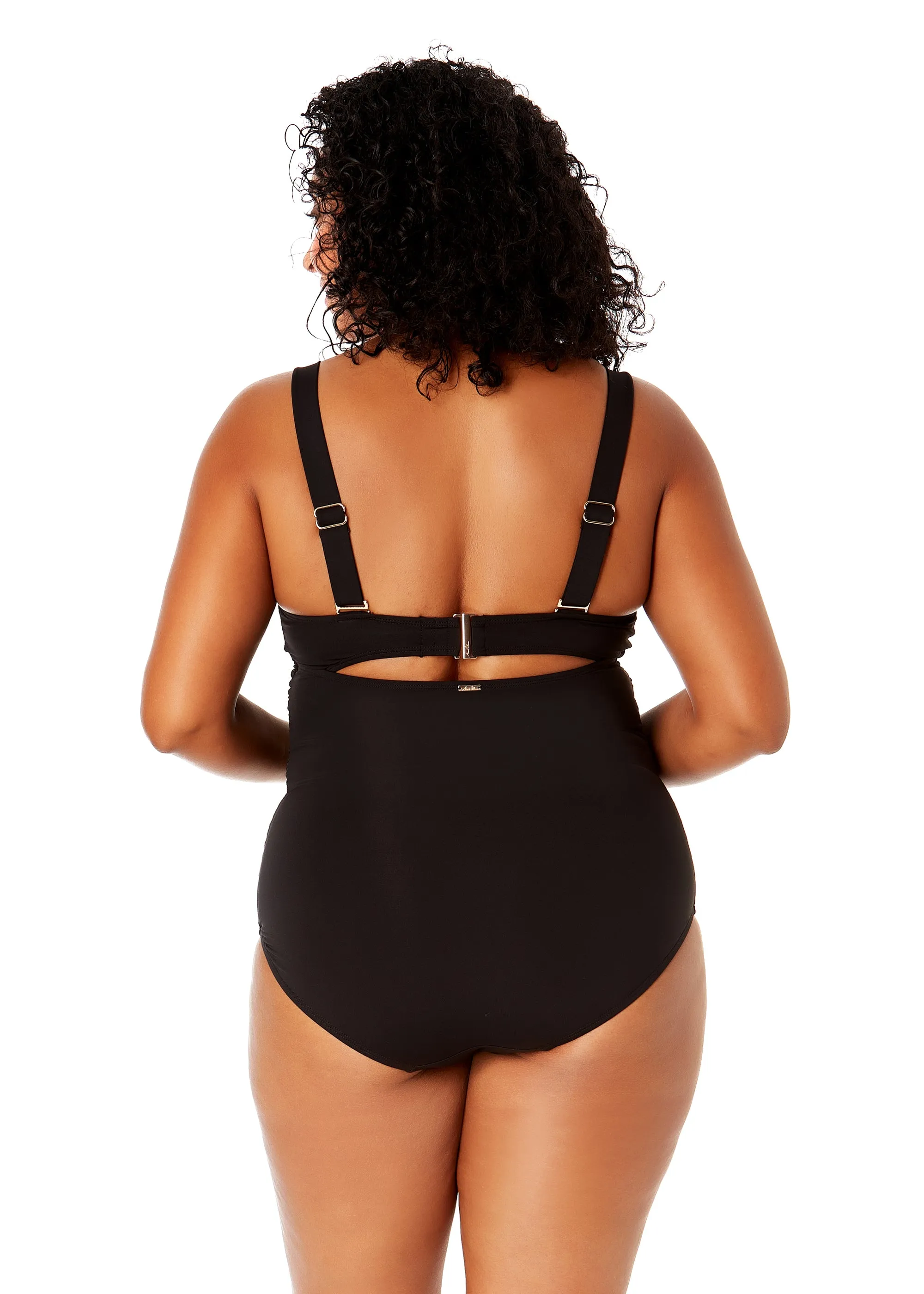 Women's Plus Size Live In Color Underwire Surplice One Piece Swimsuit sold by Anne Cole product image thumbnail 2