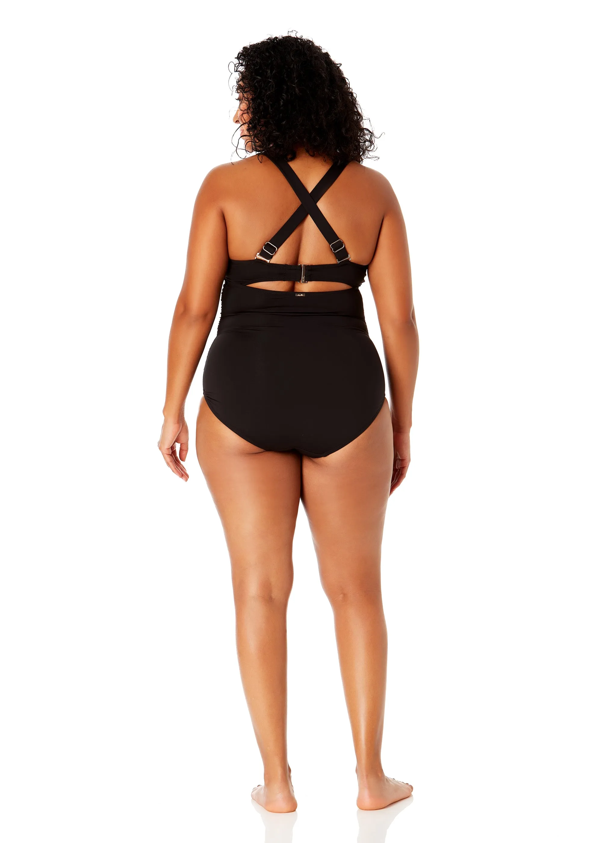 Women's Plus Size Live In Color Underwire Surplice One Piece Swimsuit sold by Anne Cole product image thumbnail 5