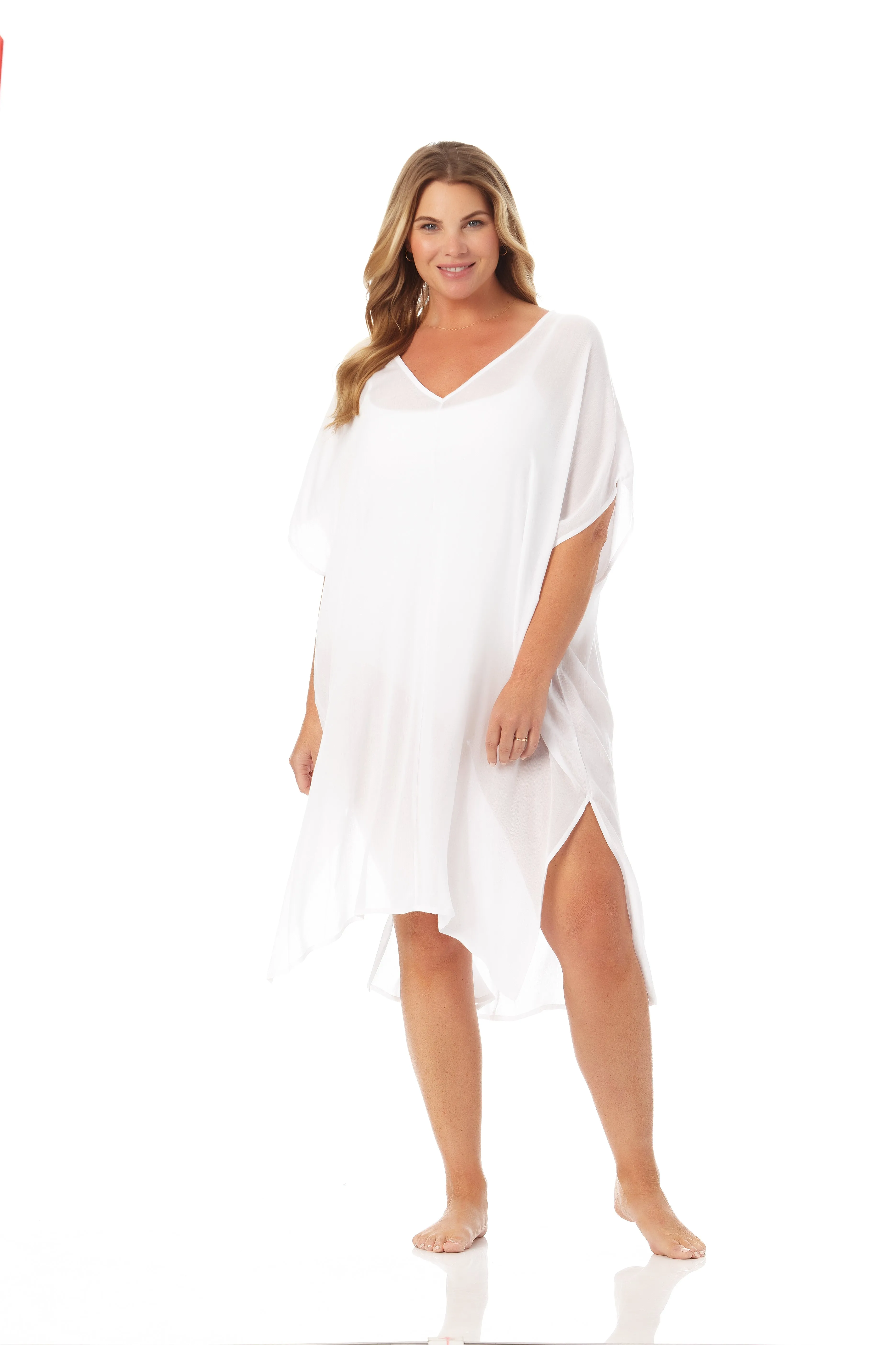 Women's Plus Size Live In Color Easy Tunic Swimsuit Cover Up sold by Anne Cole product image thumbnail 4