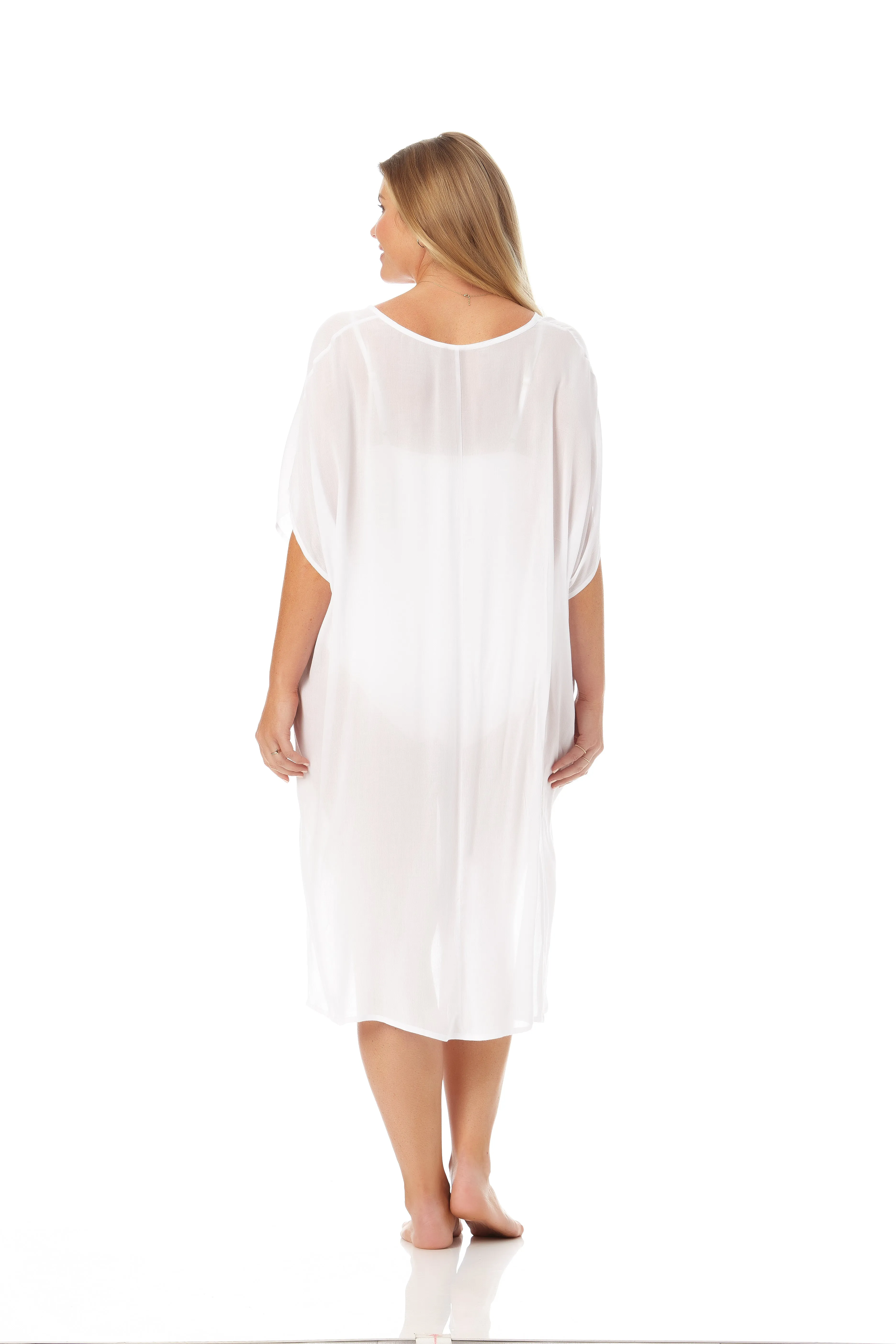 Women's Plus Size Live In Color Easy Tunic Swimsuit Cover Up sold by Anne Cole product image thumbnail 5