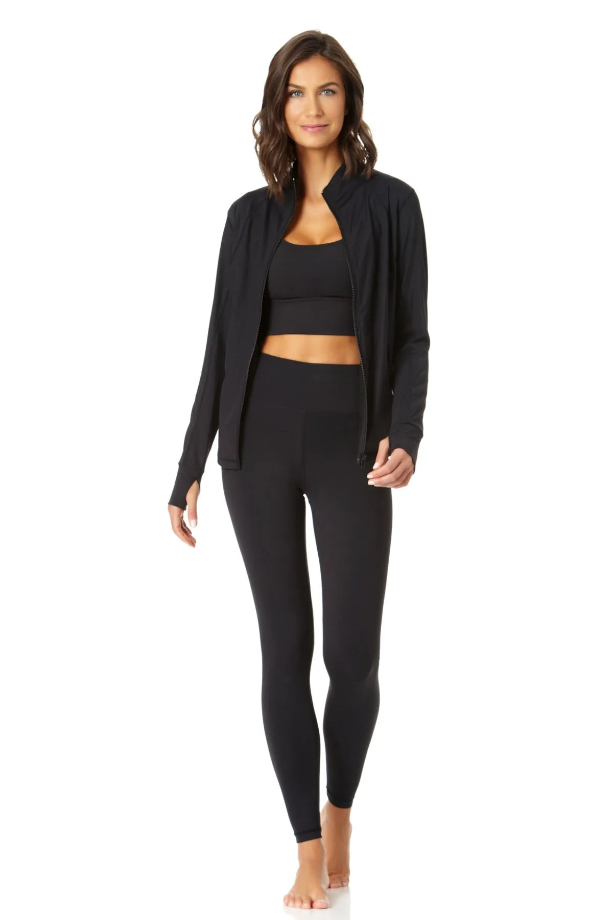 Anne Cole Active - Women's Warmup Jacket sold by Anne Cole product image thumbnail 3