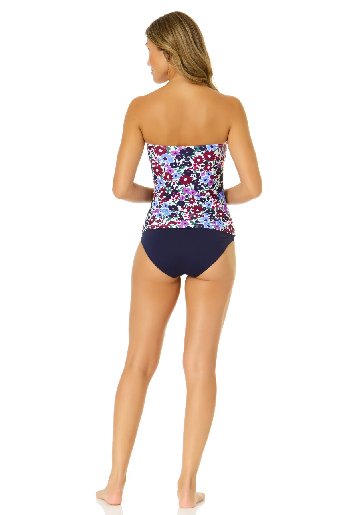 Women's Meadow Bouquet Twist Front Bandeaukini Swim Top sold by Anne Cole product image thumbnail 5
