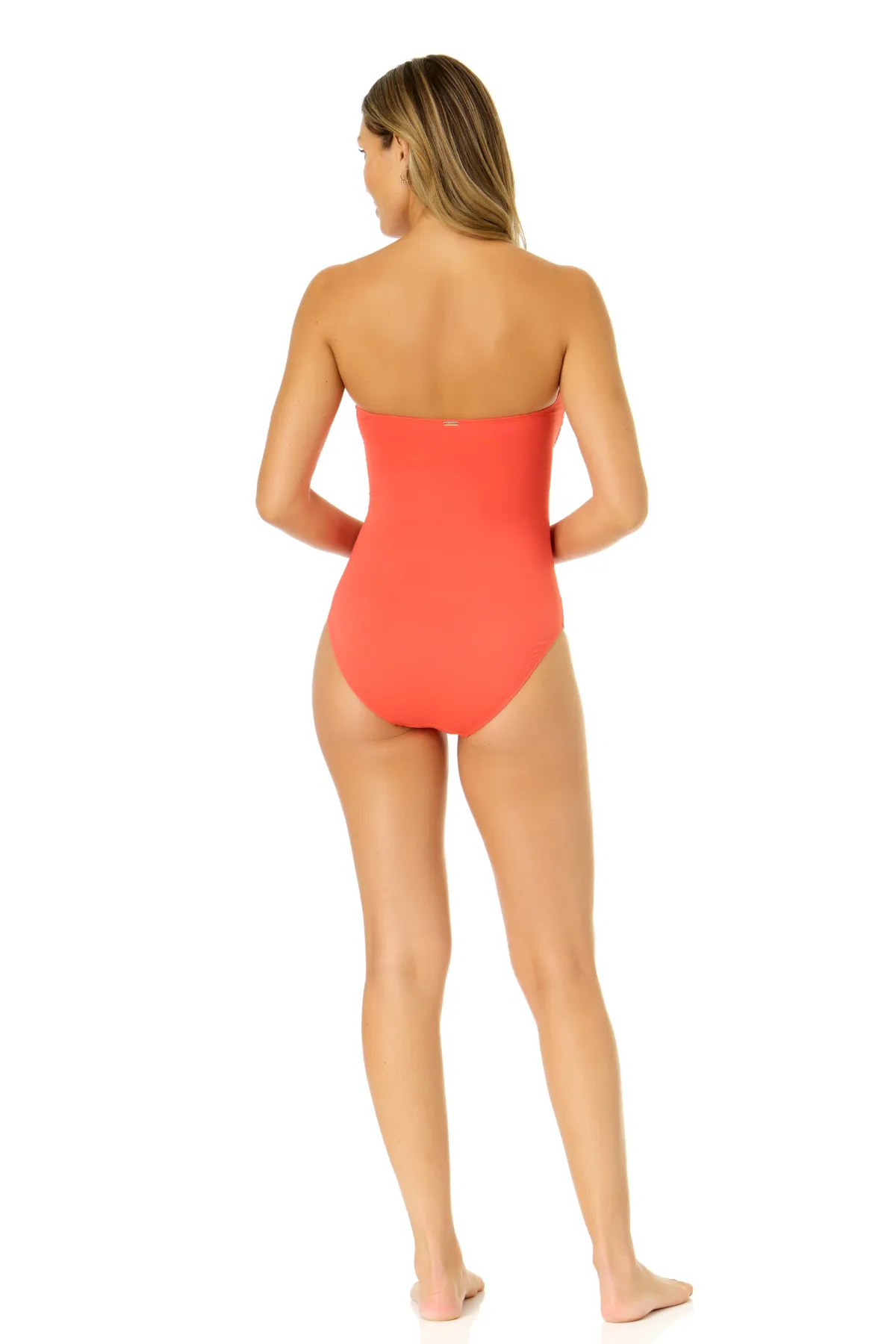 Women's Live In Color Twist Front Shirred One Piece Swimsuit sold by Anne Cole product image thumbnail 4