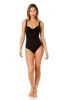 Women's Live In Color Retro Twist Front Shirred One Piece Swimsuit sold by Anne Cole