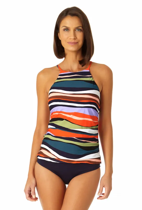 Anne Cole - Women's High Neck Tankini Top sold by Anne Cole