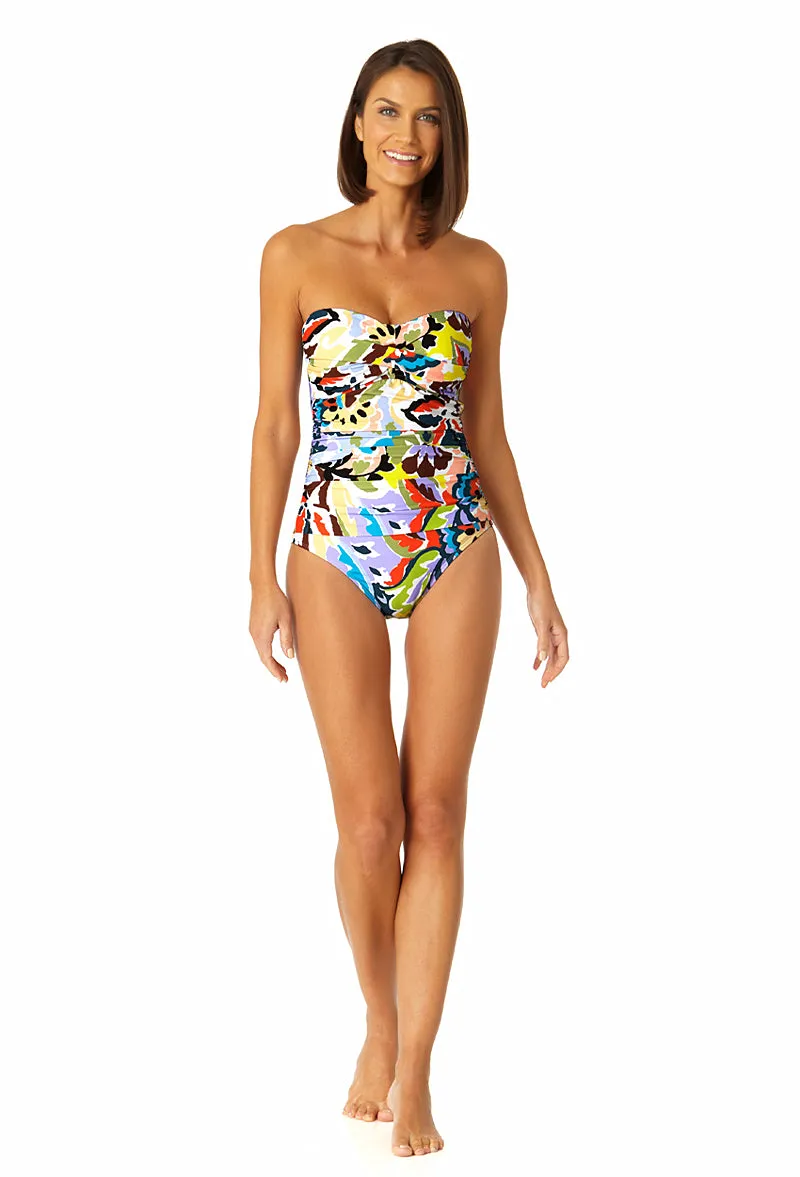 Anne Cole - Women's Twist Front Shirred One Piece Swimsuit sold by Anne Cole product image thumbnail 5