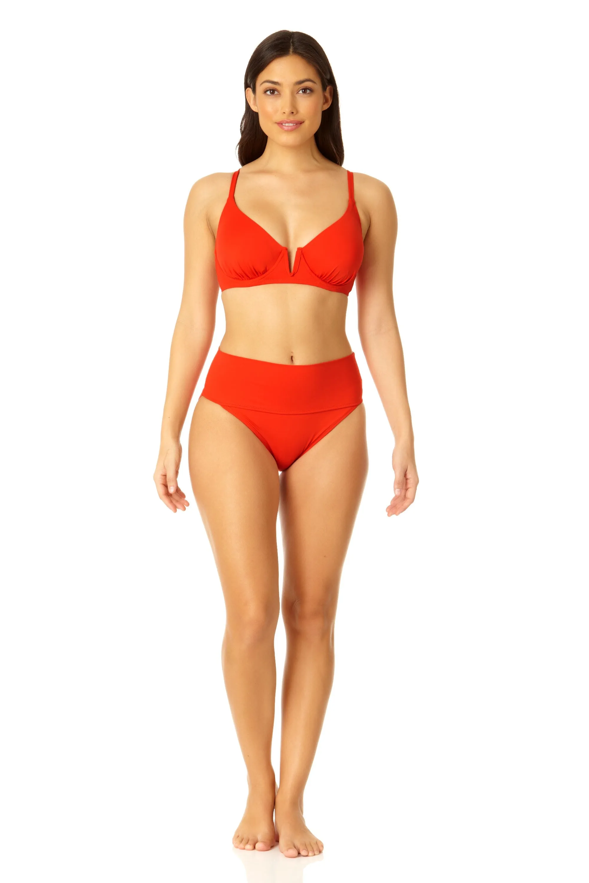 Anne Cole - Women's V Wire Underwire Bikini Swim Top sold by Anne Cole product image thumbnail 4