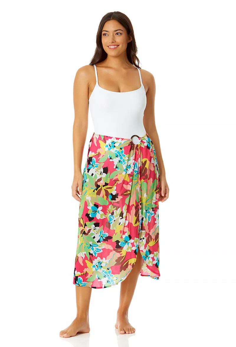 Anne Cole - Women's Ring Sarong Skirt Swimsuit Cover Up sold by Anne Cole product image thumbnail 3