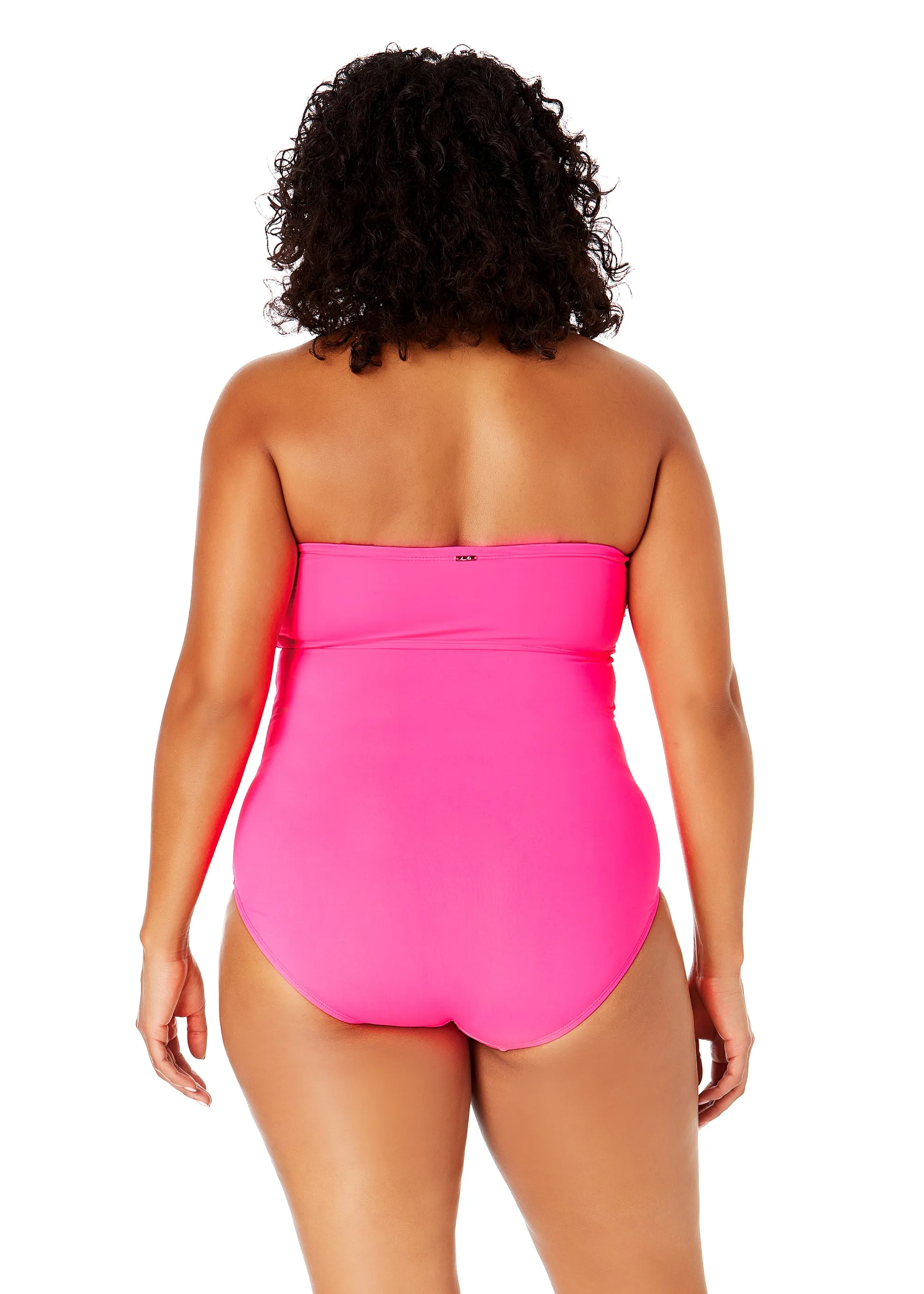 Women's Plus Size Live In Color Twist Front Shirred One Piece Swimsuit sold by Anne Cole product image thumbnail 2