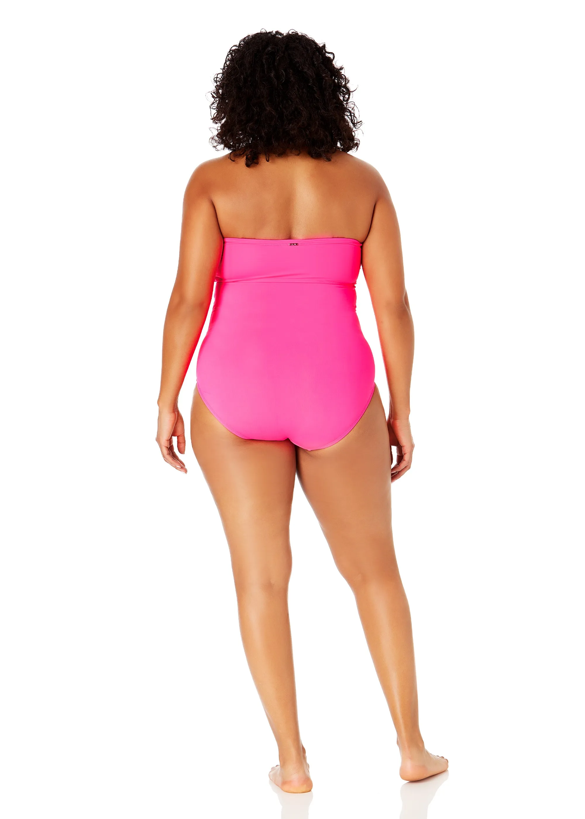 Women's Plus Size Live In Color Twist Front Shirred One Piece Swimsuit sold by Anne Cole product image thumbnail 4