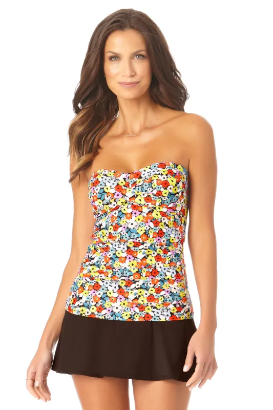 Anne Cole - Women's Twist Front Bandeaukini Swim Top sold by Anne Cole