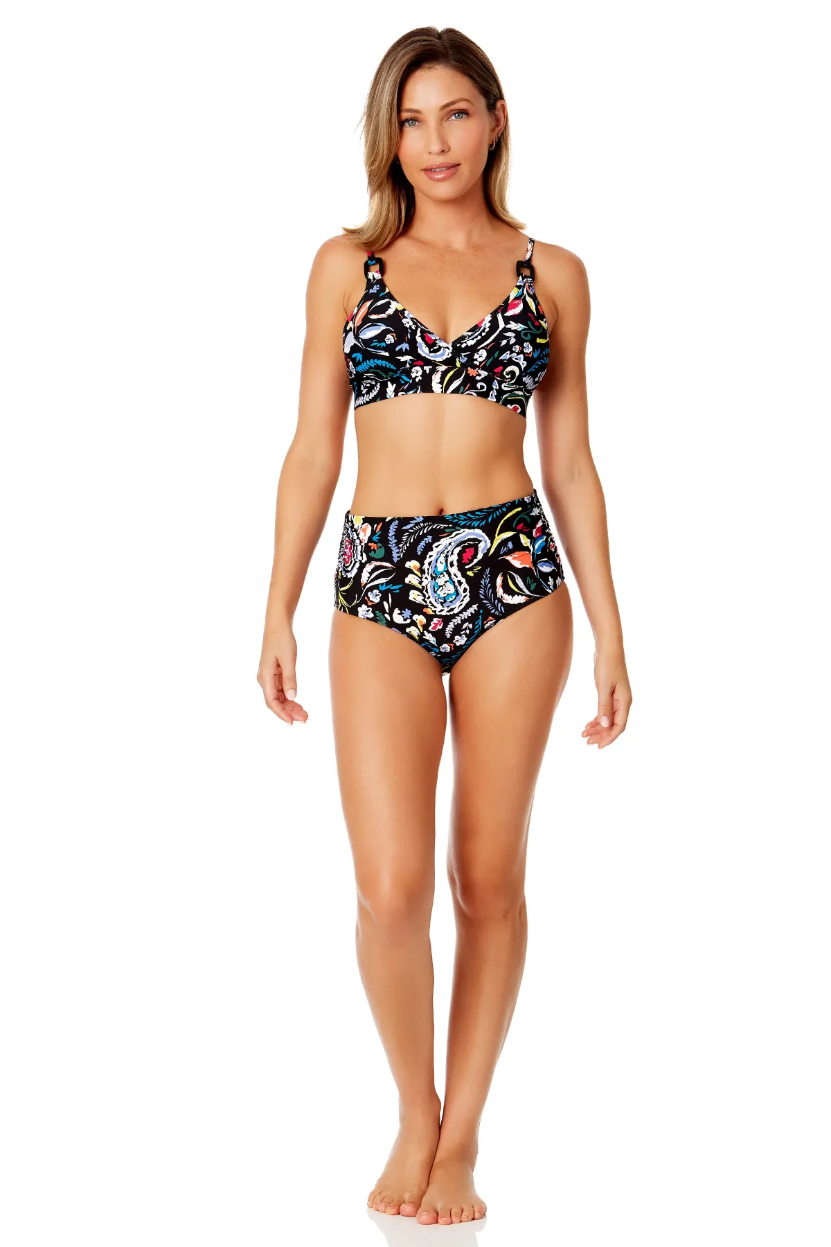 Women's Dance Floor Paisley Ring Triangle Bikini Top sold by Anne Cole product image thumbnail 4