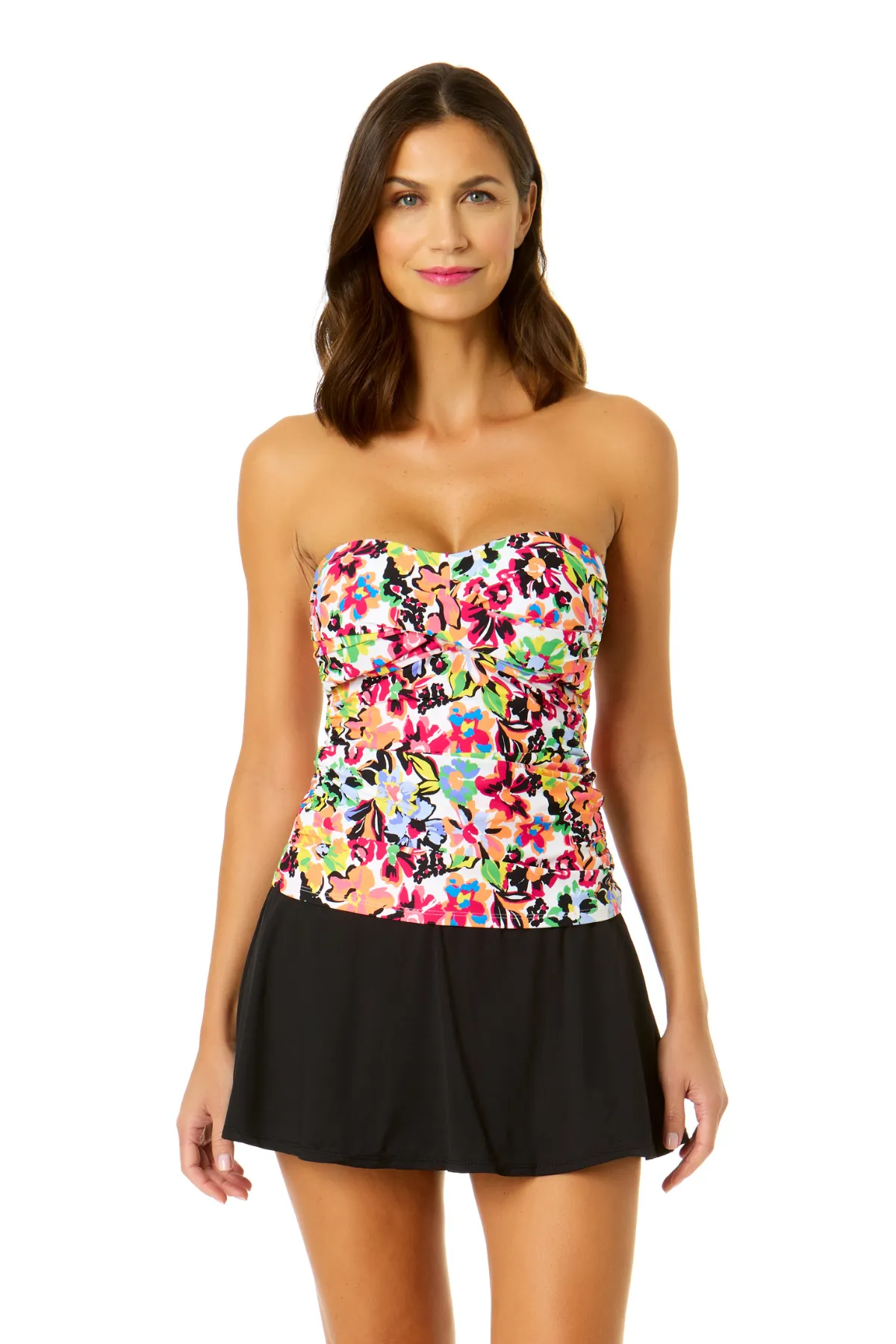 Women's Sun Blossom Twist Front Bandeaukini Swim Top sold by Anne Cole