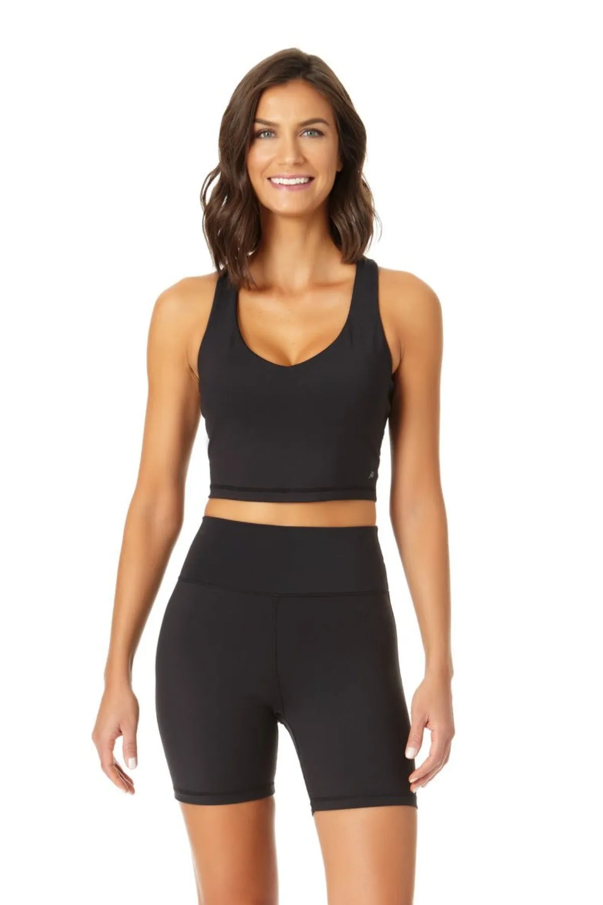 Anne Cole Active - V Neck Crop Top sold by Anne Cole