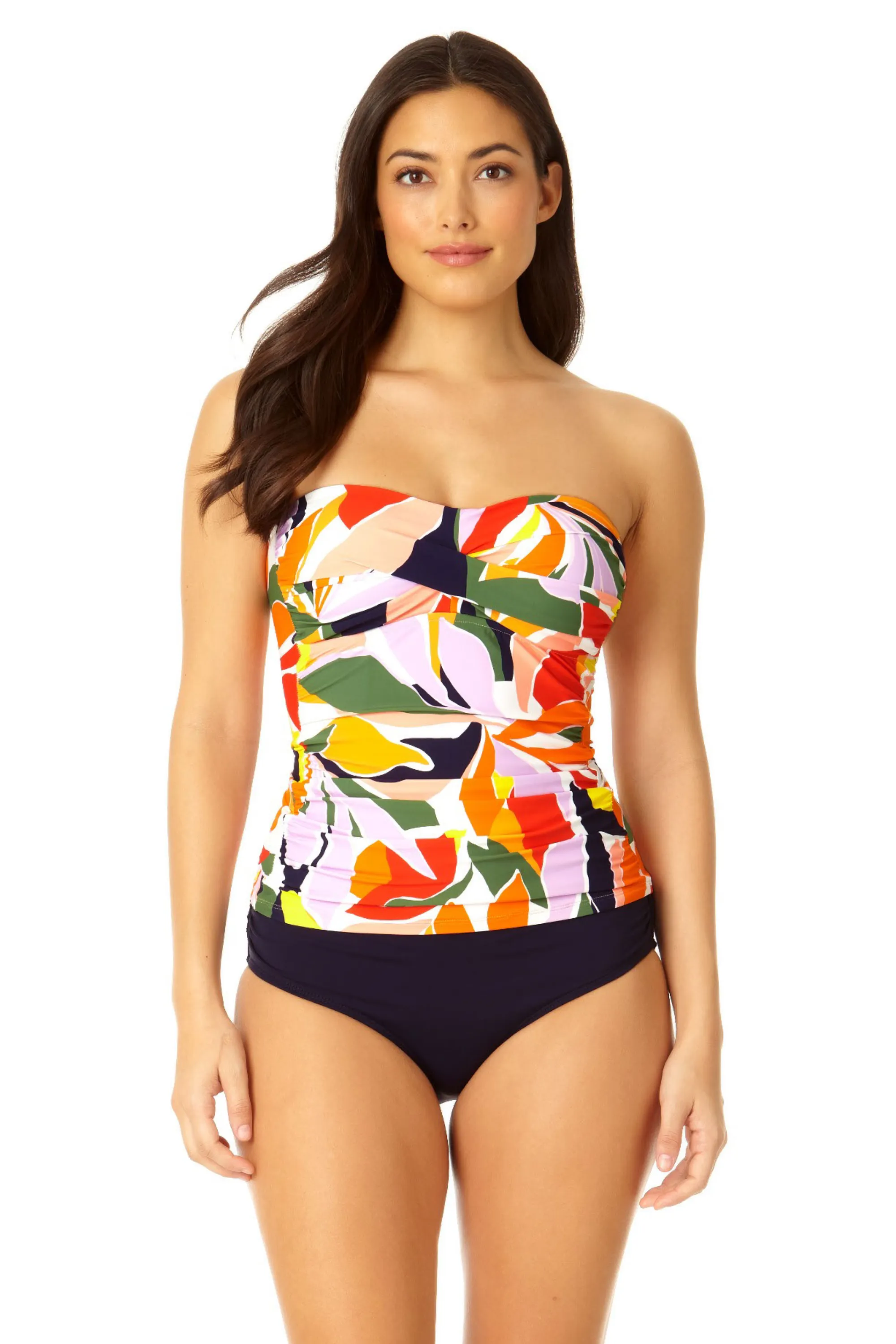 Anne Cole - Women's Twist Front Bandeaukini Swim Top sold by Anne Cole