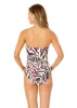 Women's Tiger Dance Twist Front Shirred One Piece Swimsuit sold by Anne Cole