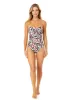 Women's Tiger Dance Twist Front Shirred One Piece Swimsuit sold by Anne Cole