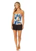 Women's Riviera Floral Twist Front Bandeaukini Swim Top sold by Anne Cole
