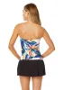 Women's Riviera Floral Twist Front Bandeaukini Swim Top sold by Anne Cole