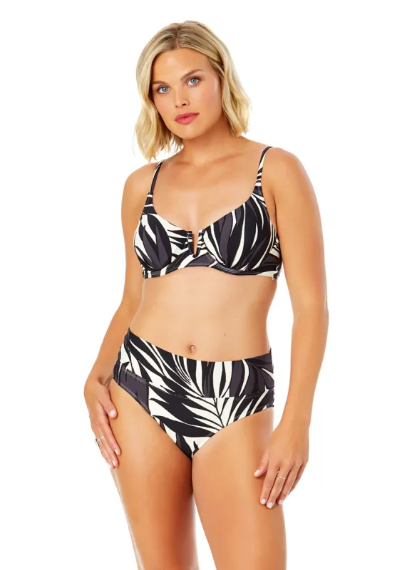 Women's Palm Chic  V Wire Underwire Bikini Swim Top sold by Anne Cole