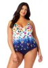 Women's Plus Gradient Floral Easy Triangle Tankini Swim Top sold by Anne Cole