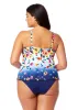 Women's Plus Gradient Floral Easy Triangle Tankini Swim Top sold by Anne Cole