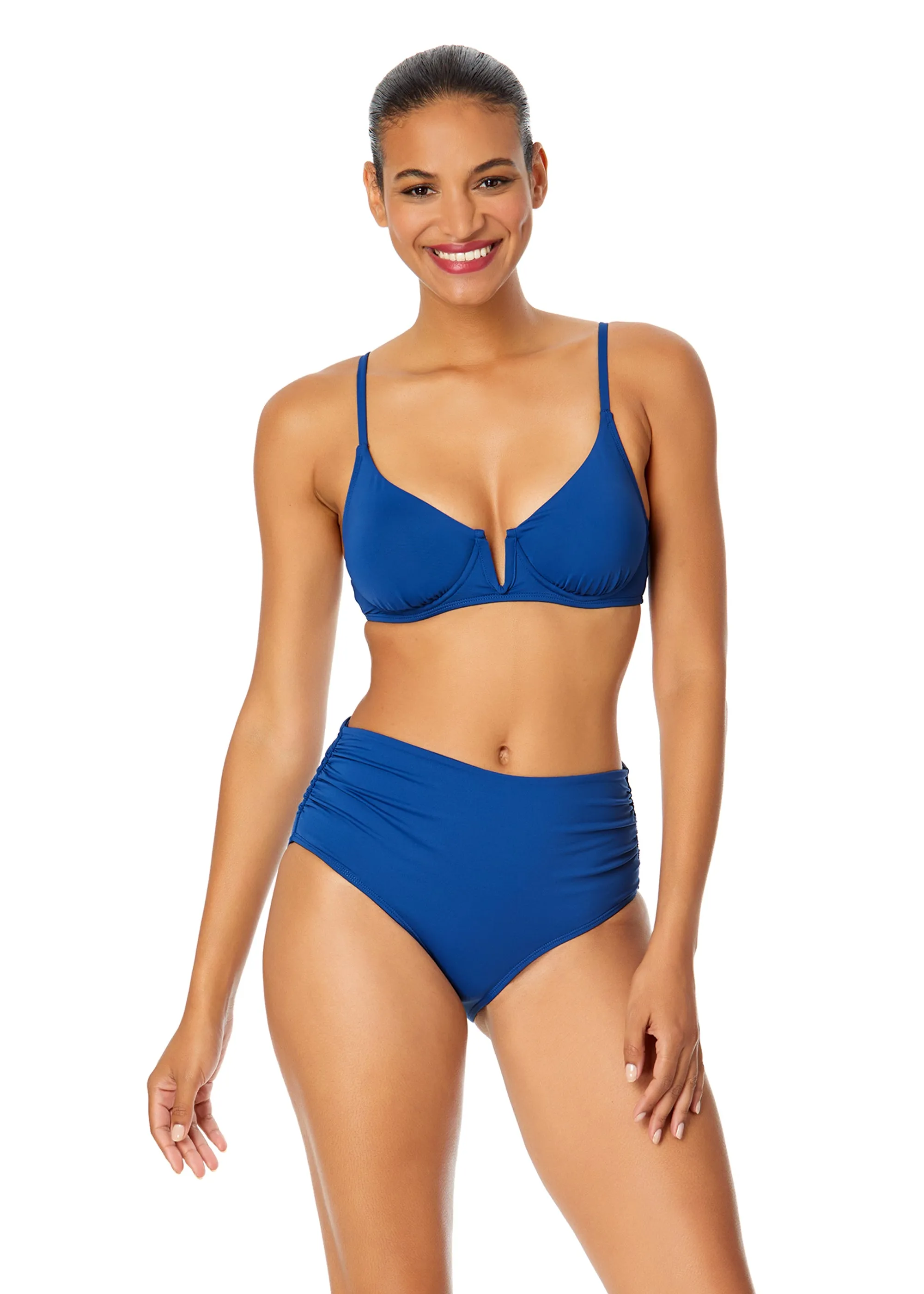 Women's Live In Color V Wire Underwire Bikini Top sold by Anne Cole