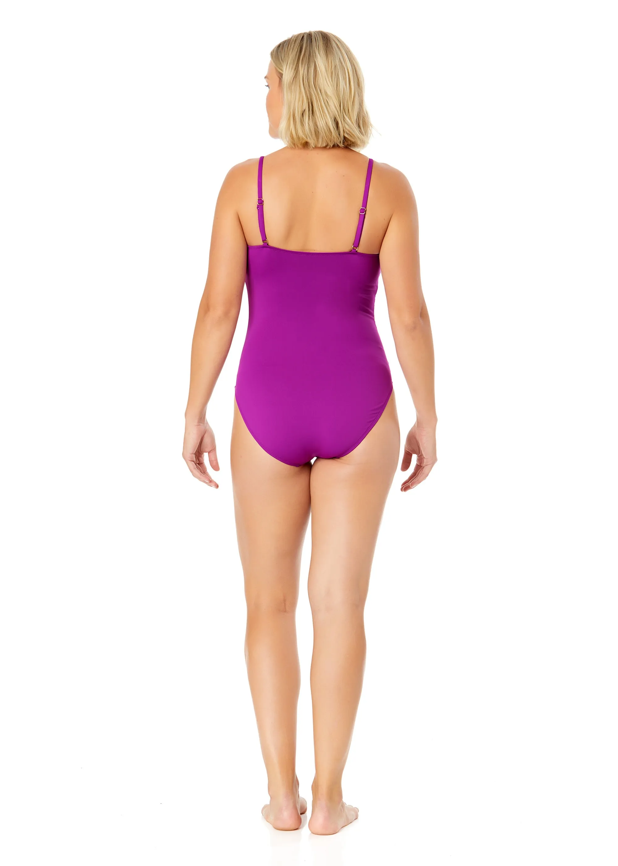 Women's Live In Color Shirred Lingerie Maillot One Piece sold by Anne Cole product image thumbnail 5