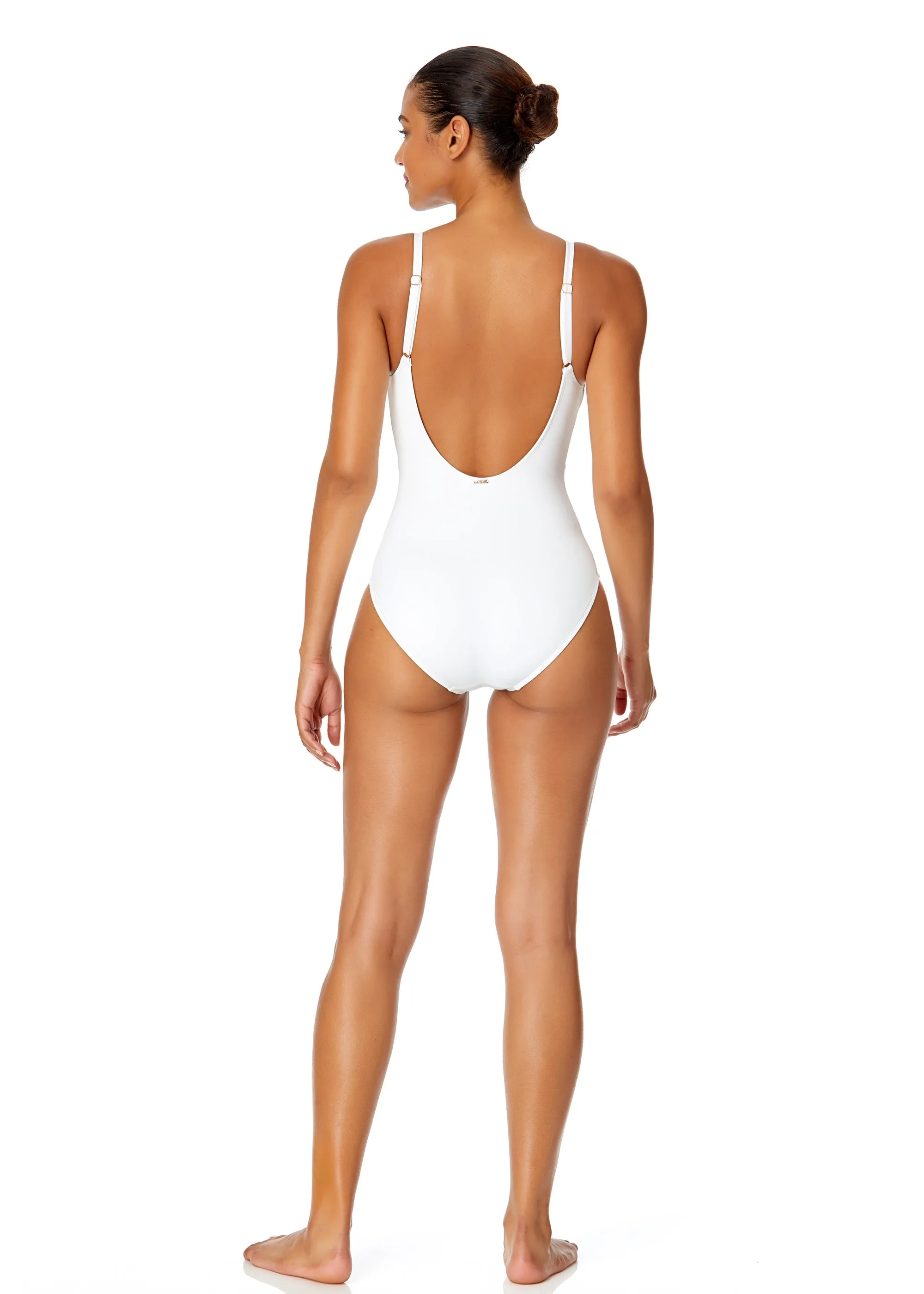 Women's Live In Color Plunge Twist One Piece Swimsuit sold by Anne Cole product image thumbnail 4