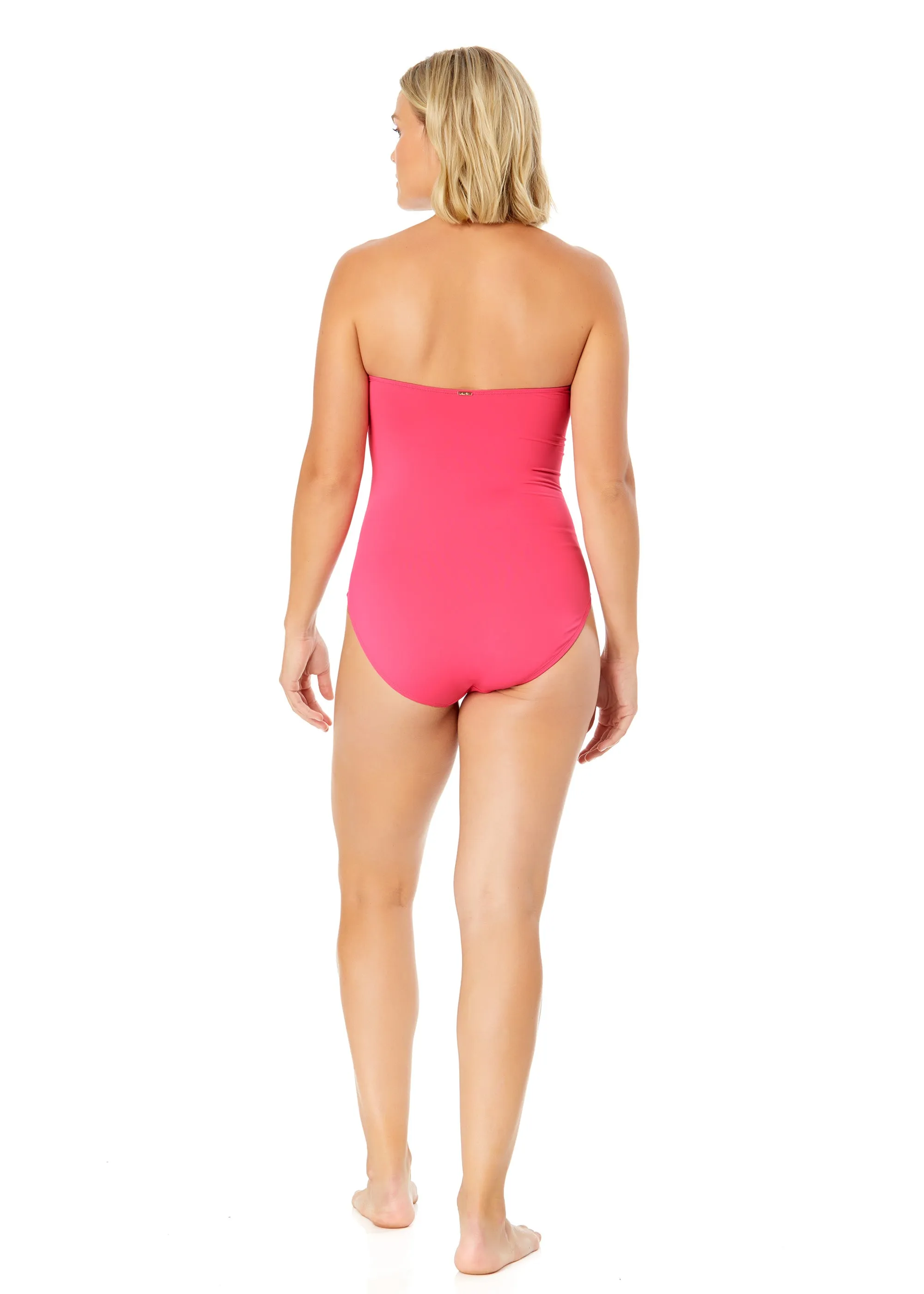Women's Live In Color Twist Front Shirred One Piece Swimsuit sold by Anne Cole product image thumbnail 5