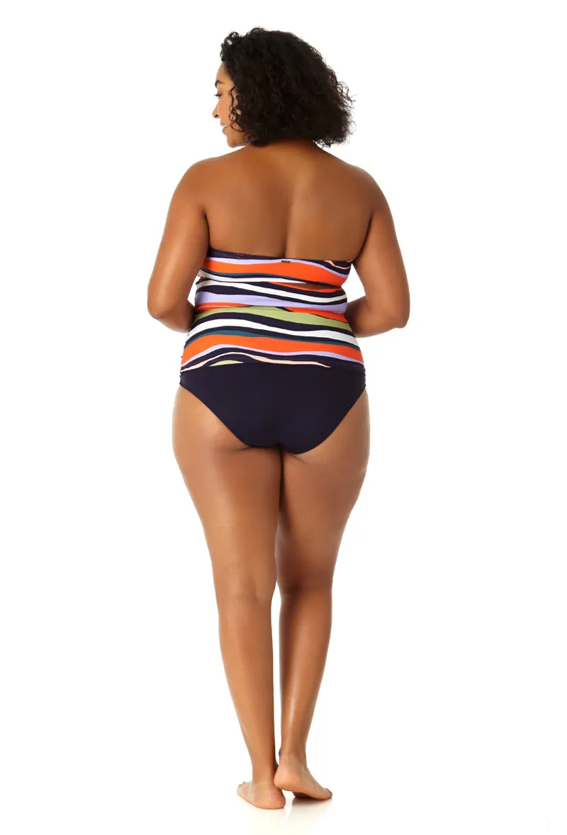 Anne Cole Plus - Women's Twist Front Bandeaukini Swim Top sold by Anne Cole product image thumbnail 5