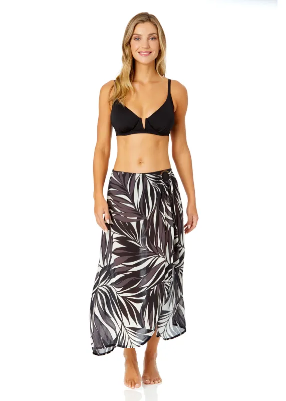 Women's Palm Chic Ring Sarong Skirt Swimsuit Cover Up sold by Anne Cole