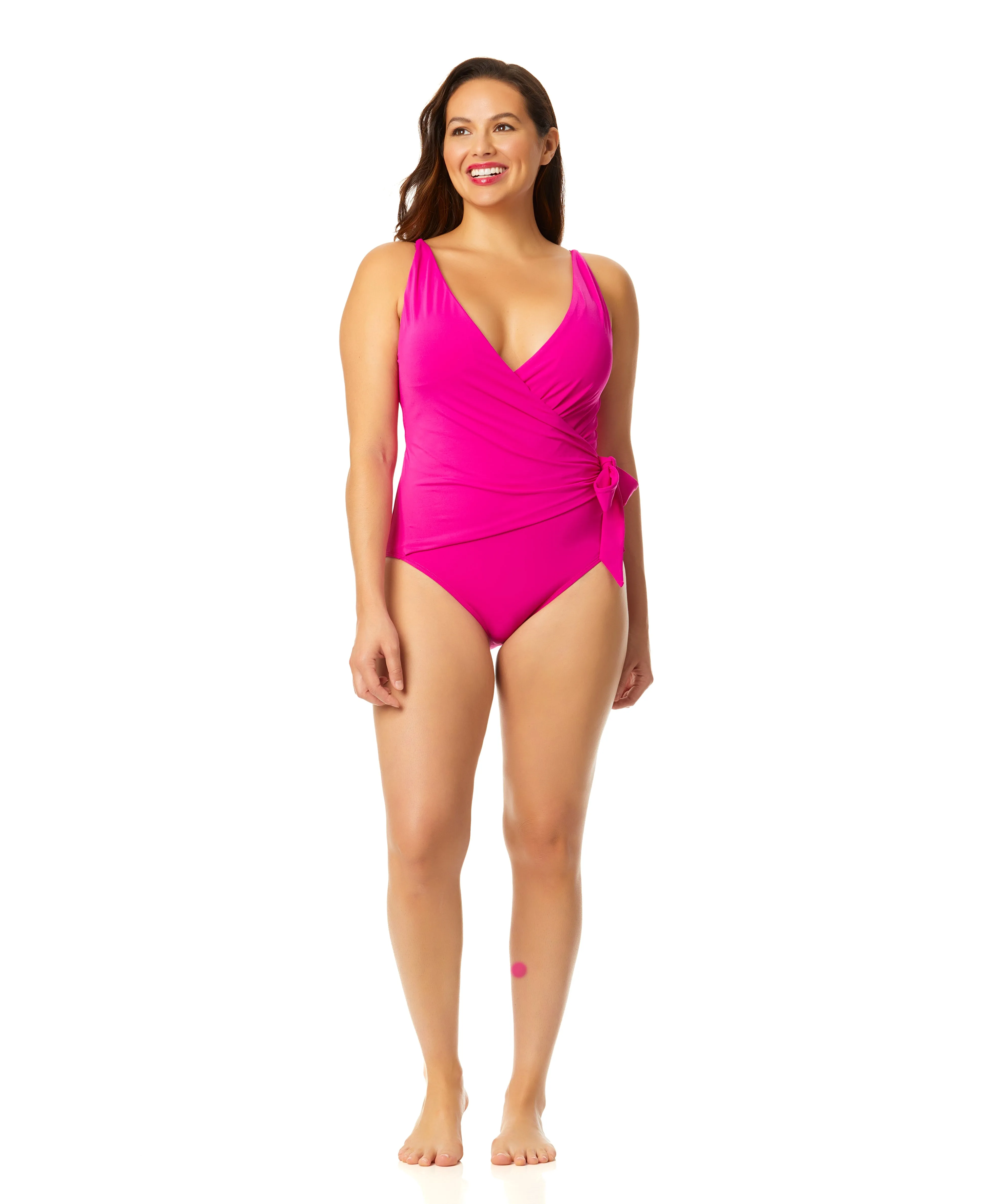 Women's Live In Color Wrap Tie One Piece Swimsuit sold by Anne Cole product image thumbnail 4