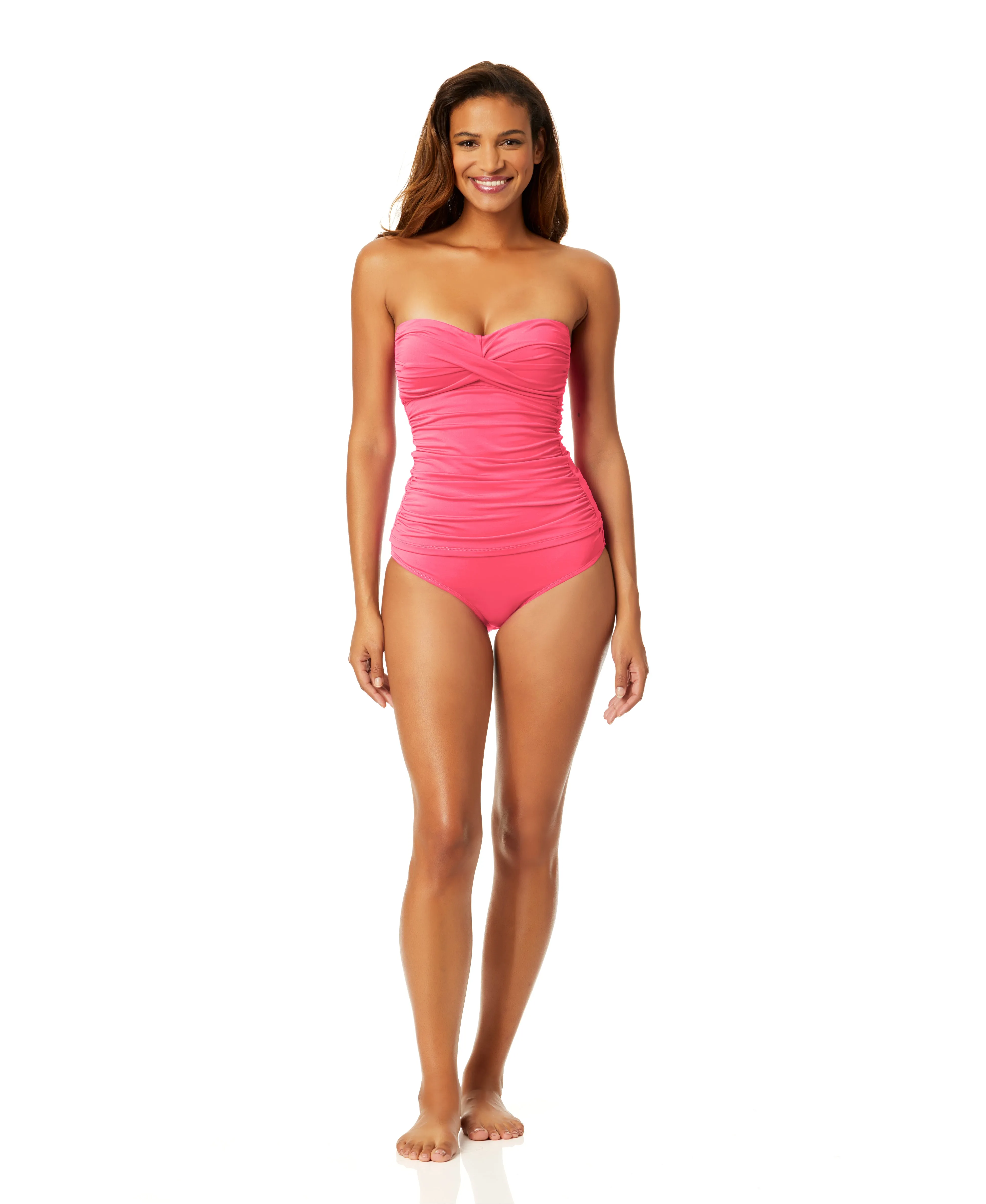 Women's Live In Color Twist Front Bandeaukini Swim Top sold by Anne Cole product image thumbnail 4