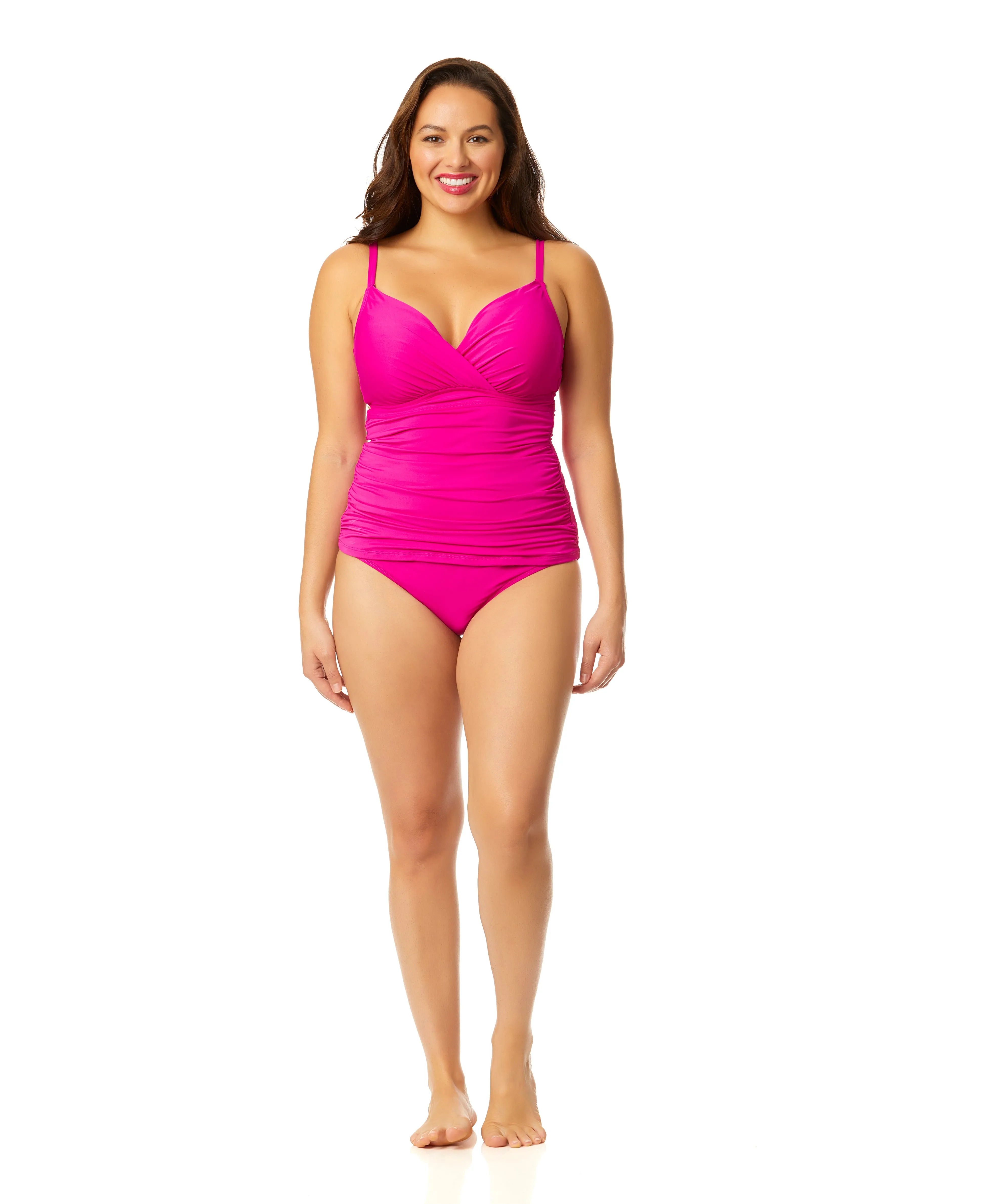 Women's Live In Color Twist Front Underwire Tankini Swim Top sold by Anne Cole product image thumbnail 4