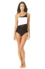 Anne Cole - Assymetrical Mesh One Piece Swimsuit sold by Anne Cole